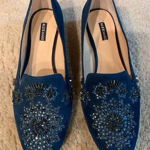Alex Marie Suede Flats - Picture 1 of 3